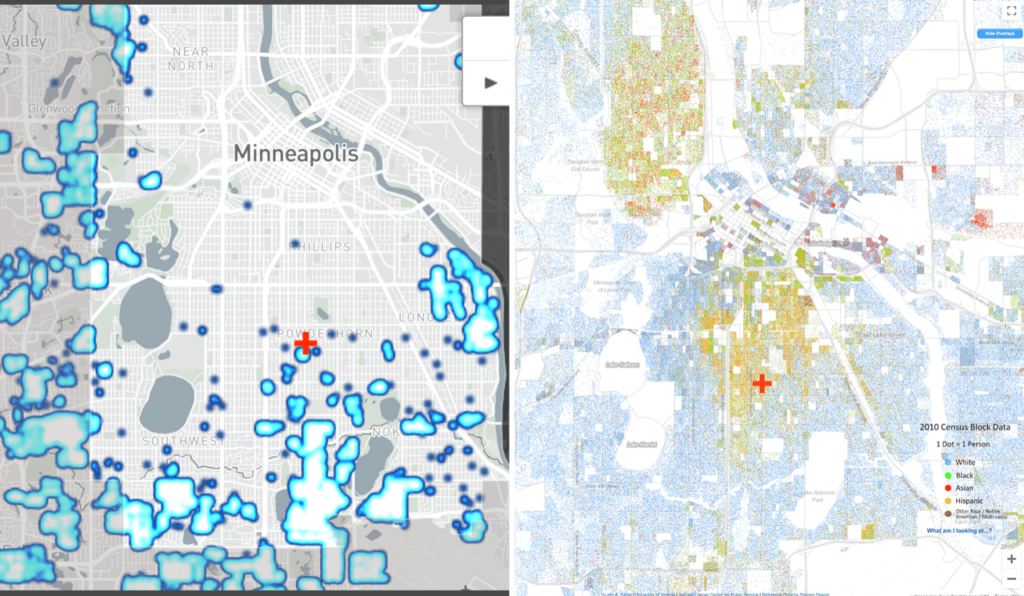 A map of racial covenants closely matches a map of Minneapolis' population